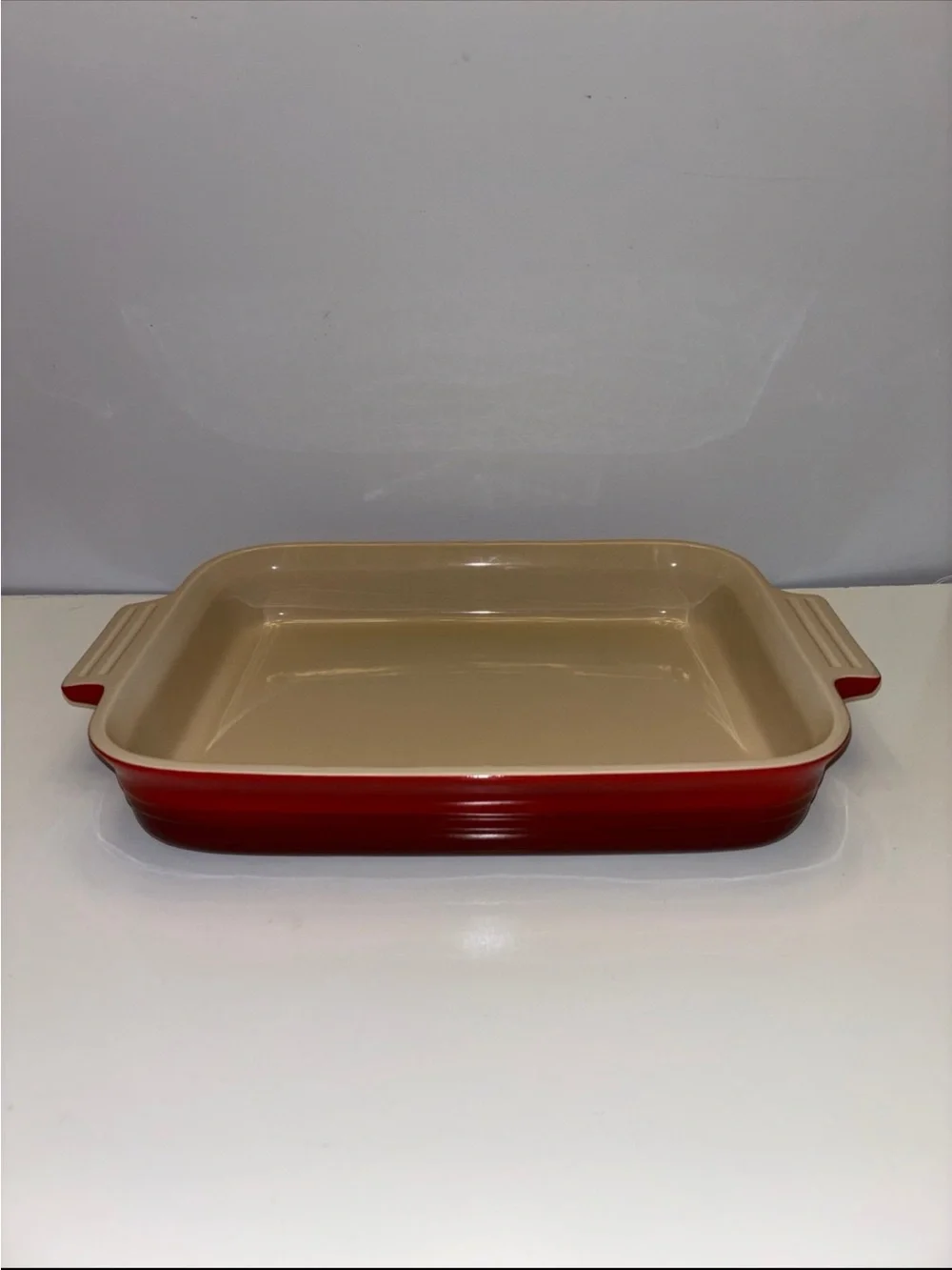 Le Creuset Stoneware Heritage cherry red Rectangle Casserole Baking Dish
